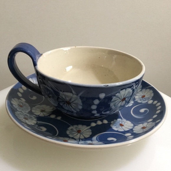 RARE ANTIQUE HAK Denmark 🇩🇰 pottery ‘Marguerit’ or ‘Margueritte’ pattern trio - Picture 7 of 14